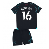 Manchester City Rodri Hernandez #16 Derde tenue Kids 2023-24 Korte Mouwen (+ broek)