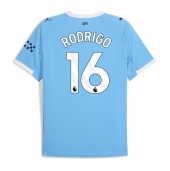 Manchester City Rodri Hernandez #16 Thuis tenue 2025-26 Korte Mouwen