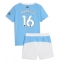 Manchester City Rodri Hernandez #16 Thuis tenue Kids 2025-26 Korte Mouwen (+ broek)