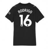 Manchester City Rodri Hernandez #16 Uit tenue Dames 2025-26 Korte Mouwen