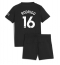Manchester City Rodri Hernandez #16 Uit tenue Kids 2025-26 Korte Mouwen (+ broek)