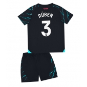 Manchester City Ruben Dias #3 Derde tenue Kids 2023-24 Korte Mouwen (+ broek)