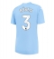 Manchester City Ruben Dias #3 Thuis tenue Dames 2023-24 Korte Mouwen