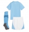 Manchester City Thuis tenue Kids 2023-24 Korte Mouwen (+ broek)