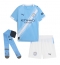 Manchester City Tijjani Reijnders #4 Thuis tenue Kids 2025-26 Korte Mouwen (+ broek)