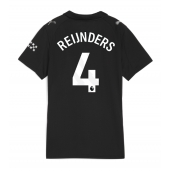 Manchester City Tijjani Reijnders #4 Uit tenue Dames 2025-26 Korte Mouwen