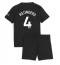 Manchester City Tijjani Reijnders #4 Uit tenue Kids 2025-26 Korte Mouwen (+ broek)