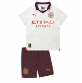 Manchester City Uit tenue Kids 2023-24 Korte Mouwen (+ broek)