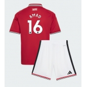 Manchester United Amad Diallo #16 Thuis tenue Kids 2026-27 Korte Mouwen (+ broek)