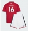 Manchester United Amad Diallo #16 Thuis tenue Kids 2026-27 Korte Mouwen (+ broek)