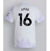 Manchester United Amad Diallo #16 Uit tenue 2025-26 Korte Mouwen