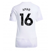 Manchester United Amad Diallo #16 Uit tenue Dames 2025-26 Korte Mouwen