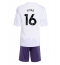 Manchester United Amad Diallo #16 Uit tenue Kids 2025-26 Korte Mouwen (+ broek)