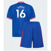Manchester United Amad Diallo #16 Uit tenue Kids 2026-27 Korte Mouwen (+ broek)