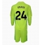 Manchester United Andre Onana #24 Keeper Uit tenue Kids 2024-25 Lange Mouwen (+ broek)