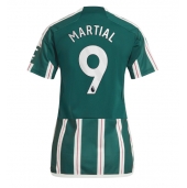 Manchester United Anthony Martial #9 Uit tenue Dames 2023-24 Korte Mouwen