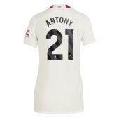 Manchester United Antony #21 Derde tenue Dames 2023-24 Korte Mouwen