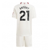 Manchester United Antony #21 Derde tenue Kids 2023-24 Korte Mouwen (+ broek)