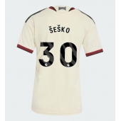 Manchester United Benjamin Sesko #30 Derde tenue Dames 2026-27 Korte Mouwen