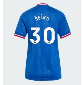Manchester United Benjamin Sesko #30 Uit tenue Dames 2026-27 Korte Mouwen