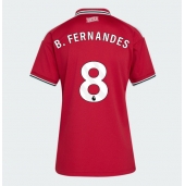 Manchester United Bruno Fernandes #8 Thuis tenue Dames 2026-27 Korte Mouwen