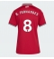 Manchester United Bruno Fernandes #8 Thuis tenue Dames 2026-27 Korte Mouwen