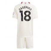 Manchester United Casemiro #18 Derde tenue Kids 2023-24 Korte Mouwen (+ broek)