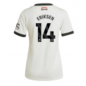 Manchester United Christian Eriksen #14 Derde tenue Dames 2024-25 Korte Mouwen