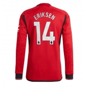 Manchester United Christian Eriksen #14 Thuis tenue 2023-24 Lange Mouwen