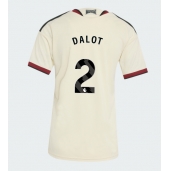 Manchester United Diogo Dalot #2 Derde tenue Dames 2026-27 Korte Mouwen