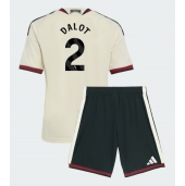 Manchester United Diogo Dalot #2 Derde tenue Kids 2026-27 Korte Mouwen (+ broek)