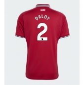 Manchester United Diogo Dalot #2 Thuis tenue 2026-27 Korte Mouwen