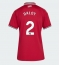 Manchester United Diogo Dalot #2 Thuis tenue Dames 2026-27 Korte Mouwen