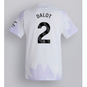Manchester United Diogo Dalot #2 Uit tenue 2025-26 Korte Mouwen