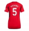 Manchester United Harry Maguire #5 Thuis tenue Dames 2023-24 Korte Mouwen