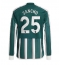 Manchester United Jadon Sancho #25 Uit tenue 2023-24 Lange Mouwen