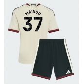 Manchester United Kobbie Mainoo #37 Derde tenue Kids 2026-27 Korte Mouwen (+ broek)