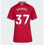 Manchester United Kobbie Mainoo #37 Thuis tenue Dames 2026-27 Korte Mouwen