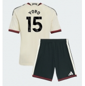 Manchester United Leny Yoro #15 Derde tenue Kids 2026-27 Korte Mouwen (+ broek)