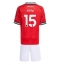 Manchester United Leny Yoro #15 Thuis tenue Kids 2025-26 Korte Mouwen (+ broek)