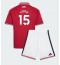 Manchester United Leny Yoro #15 Thuis tenue Kids 2026-27 Korte Mouwen (+ broek)