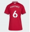 Manchester United Lisandro Martinez #6 Thuis tenue Dames 2026-27 Korte Mouwen