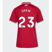 Manchester United Luke Shaw #23 Thuis tenue Dames 2026-27 Korte Mouwen