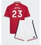 Manchester United Luke Shaw #23 Thuis tenue Kids 2026-27 Korte Mouwen (+ broek)