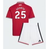Manchester United Manuel Ugarte #25 Thuis tenue Kids 2026-27 Korte Mouwen (+ broek)