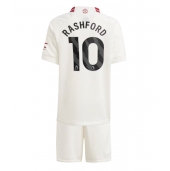 Manchester United Marcus Rashford #10 Derde tenue Kids 2023-24 Korte Mouwen (+ broek)