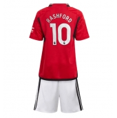Manchester United Marcus Rashford #10 Thuis tenue Kids 2023-24 Korte Mouwen (+ broek)