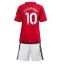 Manchester United Marcus Rashford #10 Thuis tenue Kids 2023-24 Korte Mouwen (+ broek)