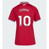 Manchester United Matheus Cunha #10 Thuis tenue Dames 2026-27 Korte Mouwen