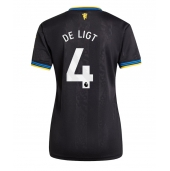 Manchester United Matthijs de Ligt #4 Derde tenue Dames 2025-26 Korte Mouwen